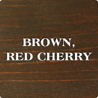 Brown, Red Cherry stain colour sample