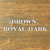 Brown, Royal Dark stain colour sample